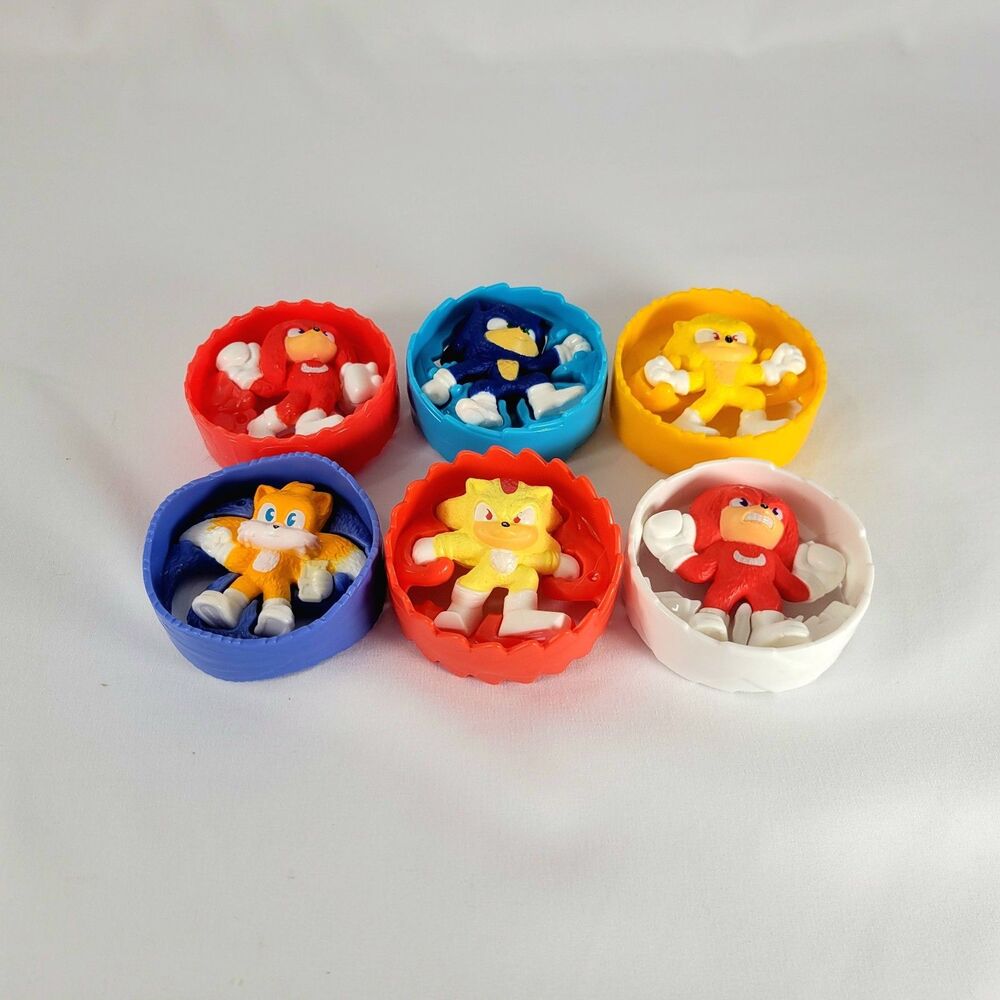 Sonic The Hedgehog McDonald's Happy Meal Toys 2024 Lot Super Shadow Party Favors
